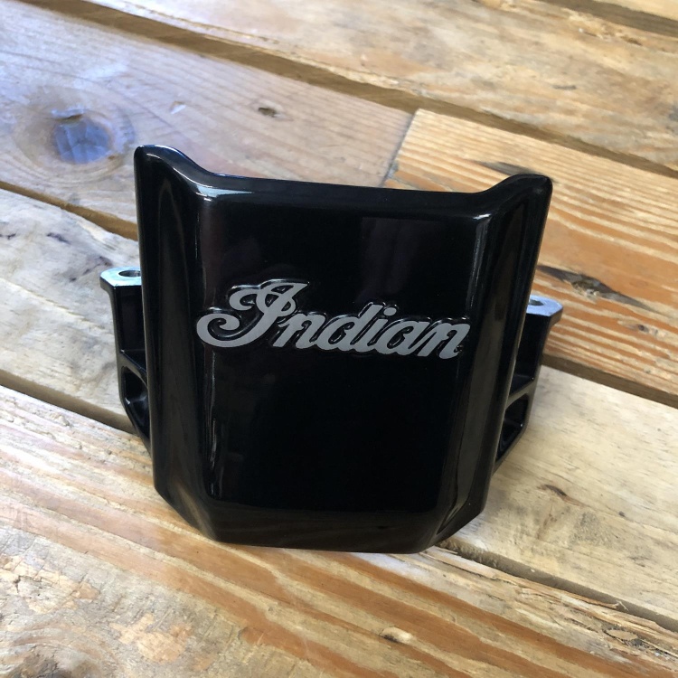 Indian Scout 'Cardinal' handlebar wire cover - gloss black